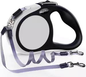 Double Retractable Dog Leash for Two Dogs up to 50 Lbs per Dog - 16 Ft Coupler D - Picture 1 of 6