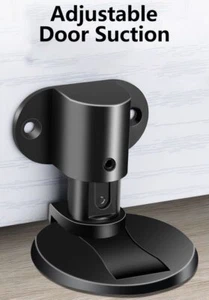 Türstopper Magnet Edelstahl selbstklebend für Boden Türhalter Silber Schwarz Tür - Bild 1 von 19