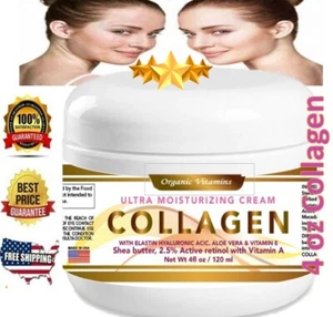 Retinol 2.5%Moisturizer Face Cream Acid AntiAging Remove Wrinkle Vitamin E 4oz - Picture 1 of 12