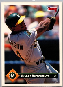1993 Donruss #315 Rickey Henderson Excellent