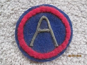 WWI US Army Third Army patch 3rd Army AEF wool - Picture 1 of 1