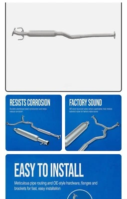 Exhaust Resonator and Pipe Assembly Walker 56320 fits 17-20 Toyota Sienna - Image 1 of 4
