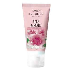 Avon Naturals Rose & Pearl Cream Tone Up Powdery Cream ( Night cream) 50g