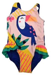 MARKS & SPENCER Niños Niñas Traje de Baño Disfraz UPF 50+ Pájaro Tropical 5-6 Años - Imagen 1 de 7