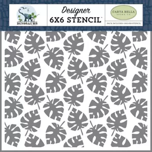 Carta Bella DINOSAURS 6x6 Stencil - Dino Palm - Picture 1 of 1