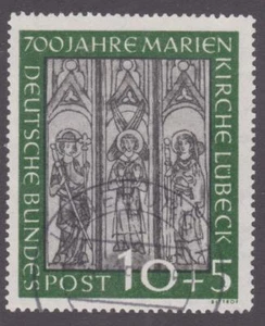 Germany 1951 #B316 Frescoes from Marienkirche - Used - Picture 1 of 1