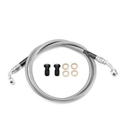 MOFUN 48" Non-ABS Chrome Hydraulic Brake Line Kit For Harley Davidson Sportster - Image 1 of 4