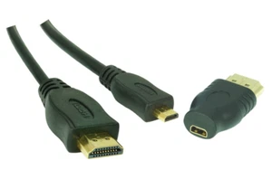 1,5m High Speed Micro Cable HDMI + Adaptador 4K X 2K, Arc , 2.0/1.4 - Imagen 1 de 3