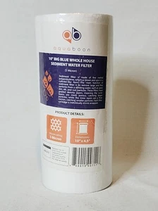 Aquaboon 5 micron filtro acqua 10 x 4,5 - filtro acqua sedimenti grandi confezione da 3 - Foto 1 di 12