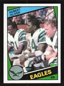 1984 Topps #332 Hubert Oliver Philadelphia Eagles - Picture 1 of 2
