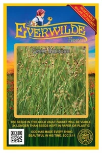 1000 Great Bulrush Native Grass Seeds - Everwilde Farms Mylar Seed Packet - Picture 1 of 3