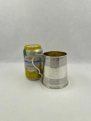 Антикварная кружка из чистого серебра Sheffield 1932 от James Dixon & Sons, 338 грамма - Изображение 1 из 4