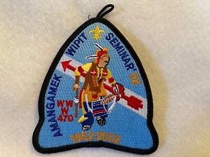 (86)  Boy Scouts -  Amangamek Wipit Lodge 470 - Seminar '02 patch