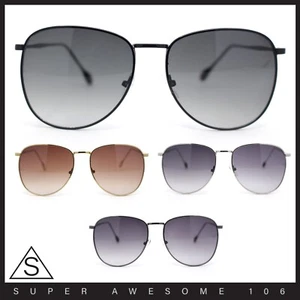Gafas de sol para mujer con llanta de metal de gran tamaño para oficiales pilotos - Imagen 1 de 17