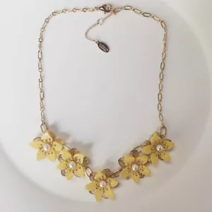 Nuevo 17" Ann Taylor Collar Flor Collar Regalo Moda Mujeres Vacaciones Joyería - Imagen 1 de 3