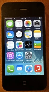 iPhone 4 Black (Verizon) A1349 16GB CDMA Fast Ship Very Good Used IOS 7.1.2 4 - Picture 1 of 2