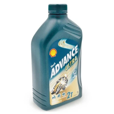 1 Liter original Shell Advance Ultra 2T Motorradöl 2-Takt Motoröl JASO FD API TC - Bild 1 von 2