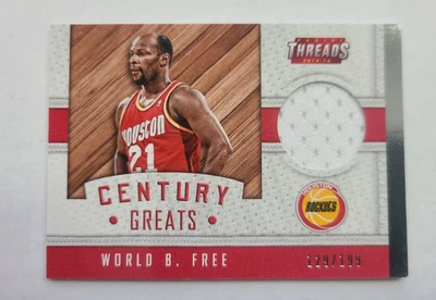 2015-16 Panini Threads - Century Greats Threads World B. Free #30  129/199 NM++ - Image 1 of 3