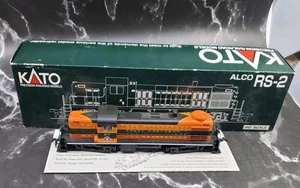 Kato 37-2302 HO Scale Great Northern Alco RS-2 Diesel Locomotive #217 Very Good - Picture 1 of 10