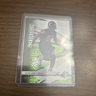 2008 SPx - Rookies Xavier Adibi #150 Green /499 (RC) - Image 1 of 4