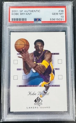 科比·布莱恩特 2001 SP 正品 #38 湖人队 - PSA 10 GEM 状况完好 — 第 1/2 张图片
