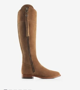 Fairfax und Favor Regina Stiefel - hellbraun, EU 36 US 5 Reitstiefel Herbststiefel Knie - Bild 1 von 9
