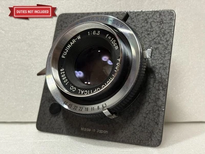 [Near MINT] Fuji Film Fujinar W 150mm 15cm f6.3 Lens Seikosha Shutter From JAPAN - Image 1 of 4