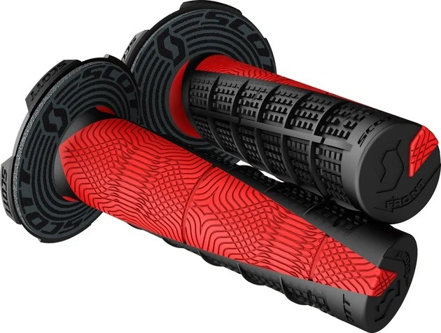Empuñaduras Scott USA Deuce Half Waffle MX negras/rojas Foto 1 de 1