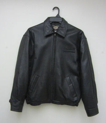 复古 罕见 Michael 经典 服装 皮革 飞行员夹克 男式 S "SanDisk" 美国制造 — 第 1/4 张图片