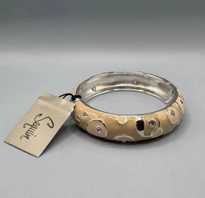 PULSERA NORDSTROM LENTEJUELAS Esmalte Amarillo Tono Dorado con Estrás Mod—¡NUEVA CON ETIQUETAS NUEVA EN PAQUETE! Foto 1 de 4