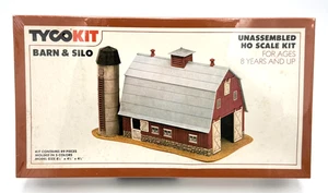 Tyco Kit - HO Scale - Barn & Silo - Sealed #7770 - Picture 1 of 1
