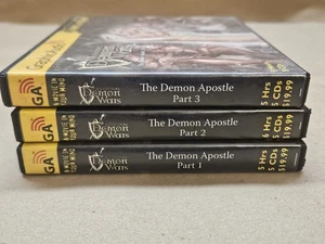 Demon Wars The Demon Apostle Part 1,2,3 by R. A. Salvatore (2009) CD Audiobook - Foto 1 di 3