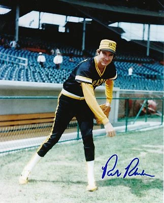 Pittsburgh Pirates 1979 WS Champ Rick Rhoden firmado autografiado foto 8x10  Foto 1 de 2