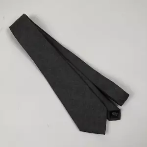 Gitman Bros. Tie 58" 3" Wool Solid Gray - Picture 1 of 7