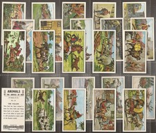 BARRATT-FULL SET- ANIMALS IN THE SERVICE OF MAN 1964 (25 CARDS) EXCELLENT+++
