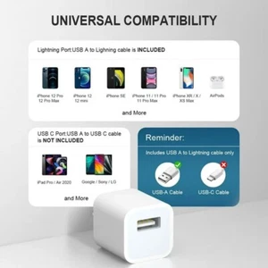 Cargador De lPhone Universal Paquete De 2 Cables. Cargador Para lPhone. - Picture 1 of 6