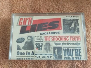 Guns N Roses / GN'R Lies Cassette Tape - 1988 Full Liner Notes- Geffon Records - Picture 1 of 4