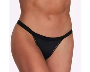 Frederick's of Hollywood Women's Size 1X Black Panties Thong - Picture 1 of 8