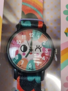Reloj analógico Djeco Flor Arco Iris Niña Resistente a Salpicaduras Niño Regalo - Imagen 1 de 10