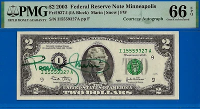 2003 $2 Federal Reserve Note - PMG 66EPQ - Signed by Treasurer Rosario Marin - Image 1 of 2