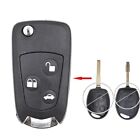 Flip Remote Key Fob Housing Cover 3 Buttons with HU101/FO21 Blade for Ford C-Max