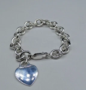 Tiffany & Co. Heart Tag Charm Bracelet - Picture 1 of 9