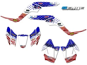 2007-2020 KFX 90 MERICA Usa Senge Graphics Kit Compatible with Kawasaki - Picture 1 of 7