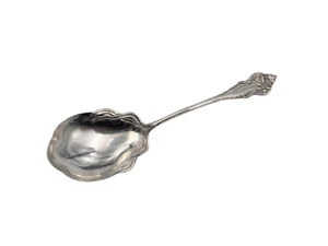 Casserole Serving Spoon Nenuphar by American Silver Co Silverplate Flatware 8.5" - Picture 1 of 9