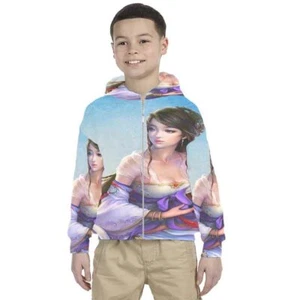 Kids Hoodie Oriental Princess Design Hoodie Unisex For Children - Picture 1 of 4