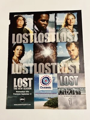 HOJA DE TARJETAS COLECCIONABLES INKWORKS ABC LOST TV TEMPORADA 1 SIN CORTAR RARA Oceanic Air Foto 1 de 4