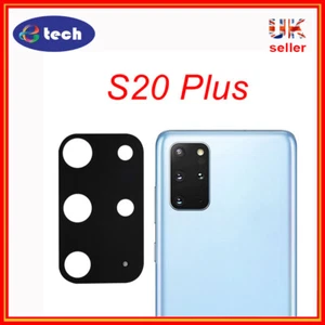 Für Samsung Galaxy S20 Plus Ersatz Rückseite Rückseite Glas Kamera Objektiv & Kleber - Bild 1 von 1