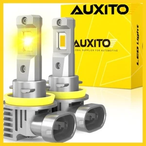 H11 LED Headlight Kit Beam Bulbs Super Low Bright 6500K Cold YELLOW GOLDEN 2Pack - Picture 1 of 13