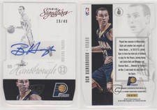 2012-13 Panini Signatures Red Die-Cut /49 Ben Hansbrough #48 Rookie Auto RC