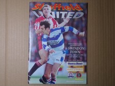 1994/95 Sheffield United v Swindon Town, Division 1  15/04/95